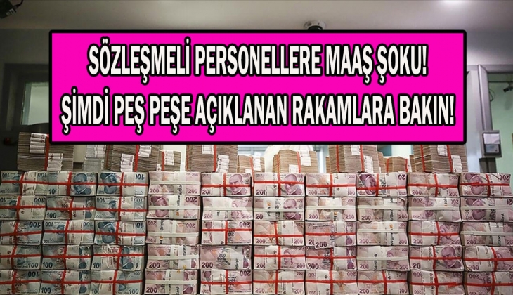 Maaşlar tam bu kadar artacak! Kalem kalem açıklandı! Sözleşmeliden kadroya geçişte maaş sürprizi!