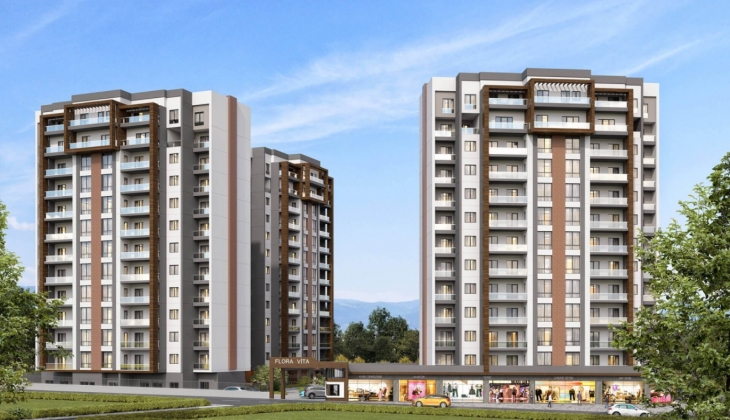 Flora Vita’da son 4 konut! 4.3 milyon TL’ye 3+1!