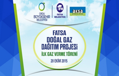 Fatsa doğalgaza kavuşuyor!