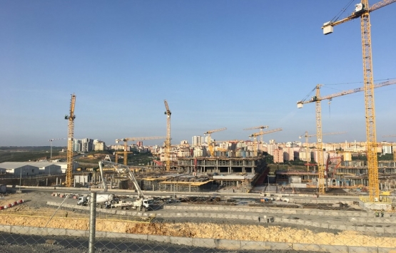 İkitelli Şehir Hastanesi nin inşaatından son kareler!