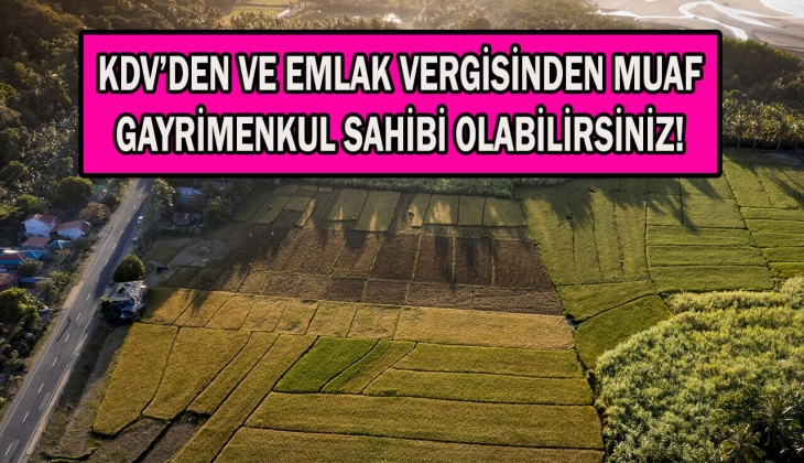 Milli Emlak o ildeki 73 adet arsa, arazi ve konutları 8 taksitle satıyor! İhalesi 27 Şubat'ta!