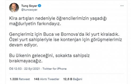 İzmir Büyükşehir, öğrenciler için iki yurt kiraladı!