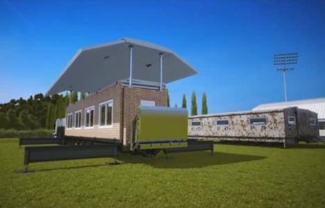 İtalyanlar 6 saatte villa yaptı!