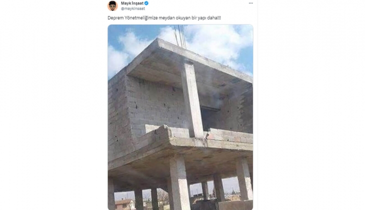 Deprem yönetmeliğine meydan okuyan o bina hayrete düşürdü!