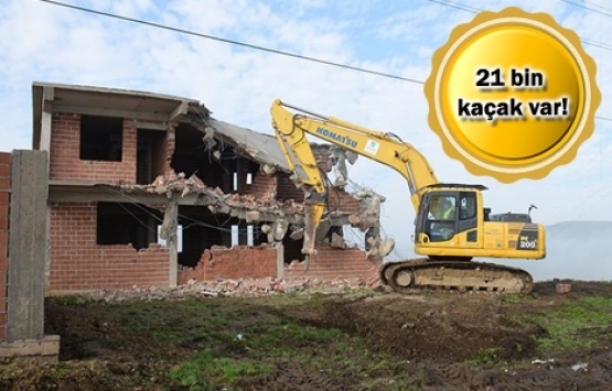 Kaçak yapılara ağır yaptırımlar yolda!
