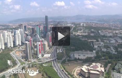 Maslak'ta inşa edilen 7 projenin havadan son görüntüleri!