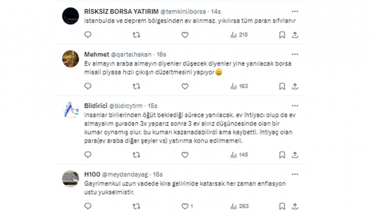 5 yıldır ev fiyatları düşmeyecek diyenler, şimdi de fırsat kaçtı diyor!