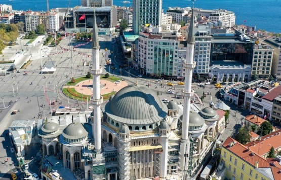Taksim Cami inşaatında sona gelindi!