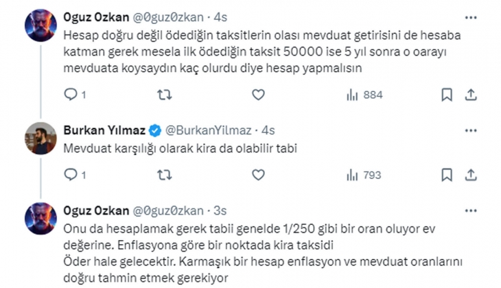 Kredi masraflarıyla 4 milyon TL ye alınan evin değeri 5 yıl sonra 4 milyon TL yi aşar mı?