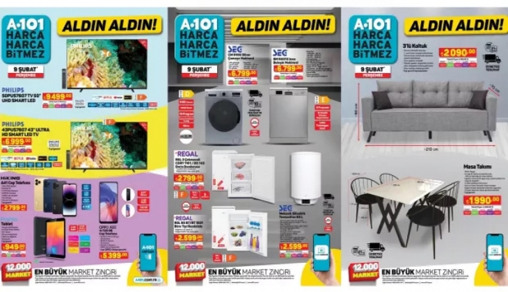 A101’de indirim günleri! Bayan Jakarlı Süpersoft Mont 139 TL! İşte A101 9 Şubat 2023 indirim kataloğu!