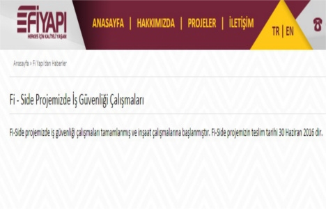 Fi Yapı dan flaş Fi Side açıklaması!