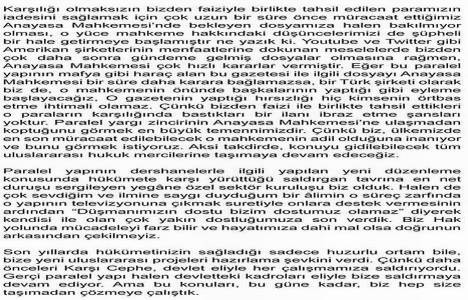 Fadıl Akgündüz den Başbakan Recep Tayyip Erdoğan a mektup!