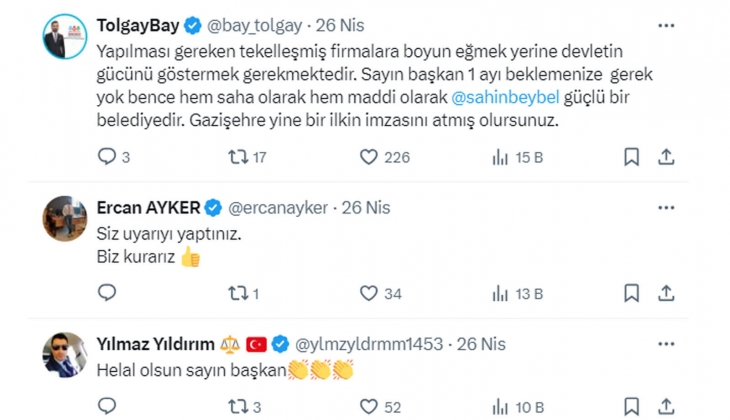 Gaziantep Şahinbey Belediye Başkanı ndan çimentoculara sert çıkış: Fiyatlar düşmezse, kendi beton santralimizi kuracağız