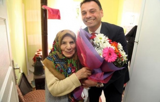 Trabzon'da şehit ailesinin ev mutluluğu!