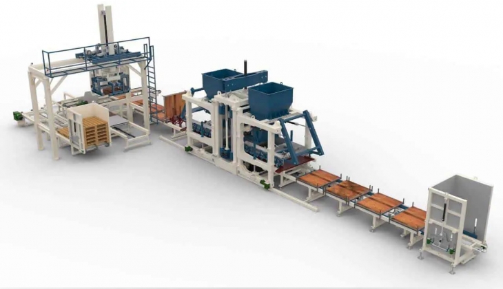 Umman Beton dan yenilik: Saatte 5400 parke taşı, 2700 briket taşı üretiyor!