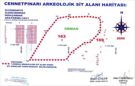 Osmaniye de Cennetpınarı Gözetleme Kulesi 1.derecede arkeolojik sit alanı ilan edildi!