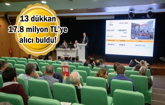KİPTAŞ dükkan satışı müzayedesi