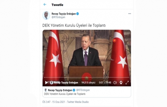 Cumhurbaşkanı Erdoğan: Yüksek faize karşıyım!