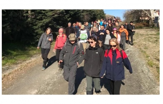 Kanal İstanbul güzergahında doğa yürüyüşü yapıldı!