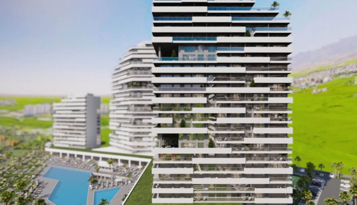 Querencia Long Beach te 144 bin Euro dan başlayan fiyatlarla 3+1 e kadar konut ve lüks penthouse lar! 