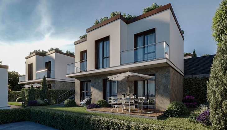 Teras Kale de boğaz manzaralı villalar 4 milyon 250 bin TL ye! Yeni projede yüzde 20 indirim fırsatı!