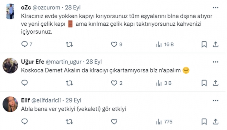 Demet Akalın dan kiracı isyanı: Benim bedavacıyı çıkartmak istiyorum, evi 1 sene bedavaya öğrenciye vereceğim!