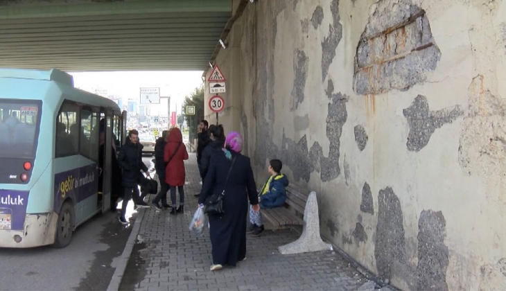 İstanbul'da korkutan manzara! Betonunda midye kabukları olan köprü tedirgin etti!