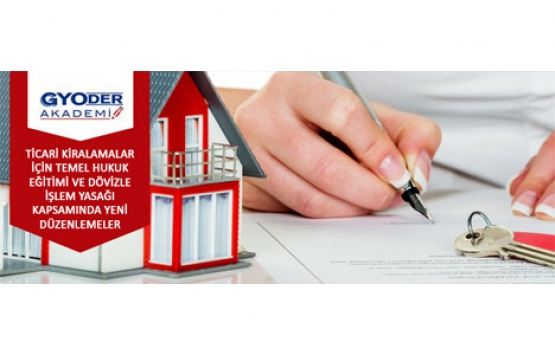 Ticari Kiralamalar İçin Temel Hukuk Eğitimi 22 Kasım'da!