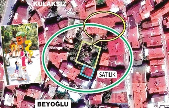 İBB Beyoğlu'ndaki arsayı 1 milyon liraya satıyor!