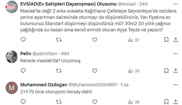 Maslak ta 48 metrekarelik 1+1 evin kirası 40 bin TL! 