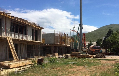 Mostar'daki yurt inşaatında sona gelindi!