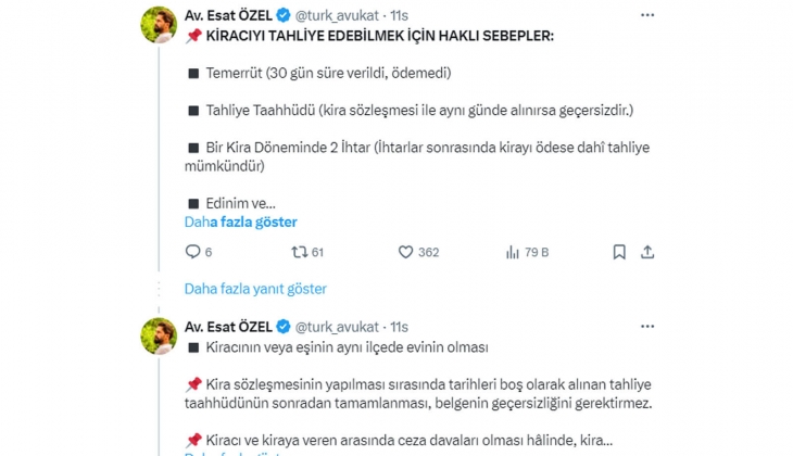 Kiracısıyla sorun yaşayan ev sahipleri hemen bakın: Bu şartlarda evinizi tahliye ettirebilirsiniz!