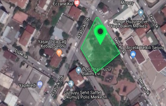 Maltepe de 14.4 milyon TL ye satılık arsa!