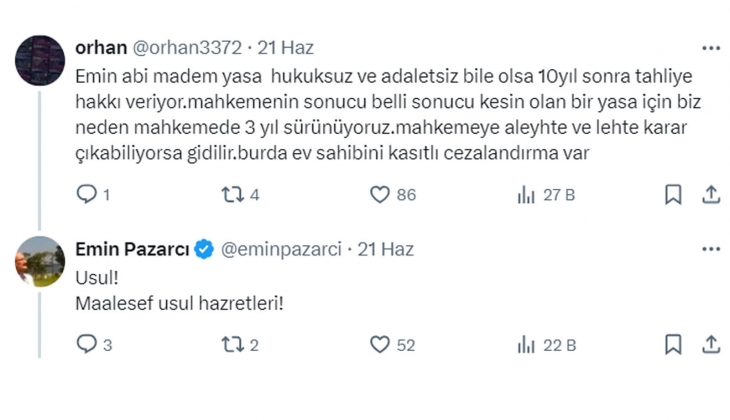 Gazeteci Emin Pazarcı dan yüzde 25 tepkisi: 20 bin TL lik eve 6 bin TL kira ödüyorlar!