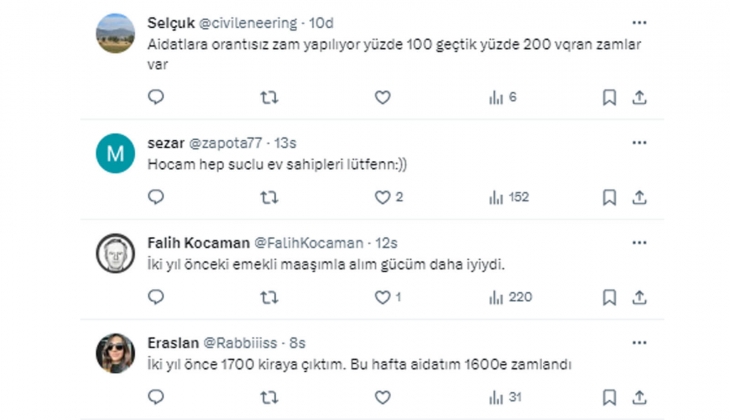 2 yıl öncenin kirası, bugünün aidatı oldu!