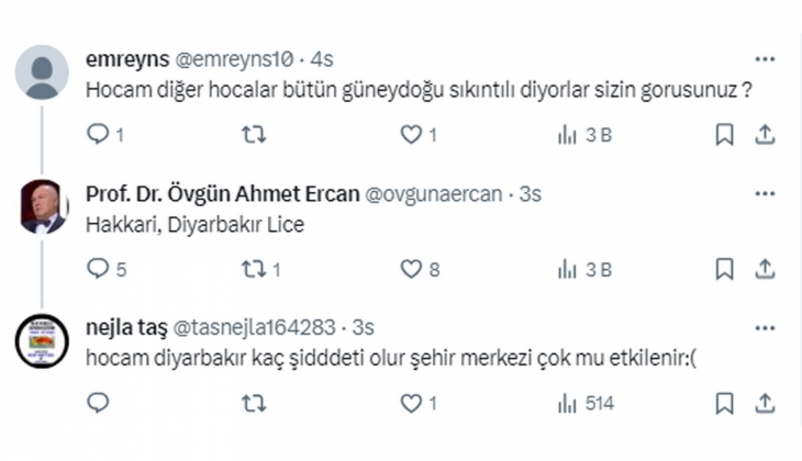 Prof. Dr. Ahmet Ercan uyardı: Deprem açısından Doğu Anadolu daki en çekinceli 3 yer! SON DAKİKA!