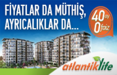 Atlantik Life'ta peşin ödemlerde yüzde 12 indirim!