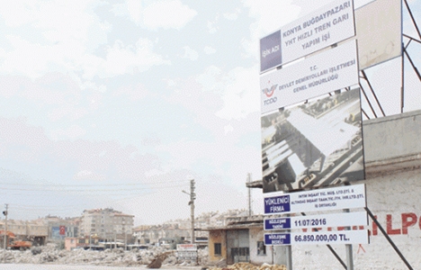 Konya'da yeni gar yapımı için yıkımlar başladı!