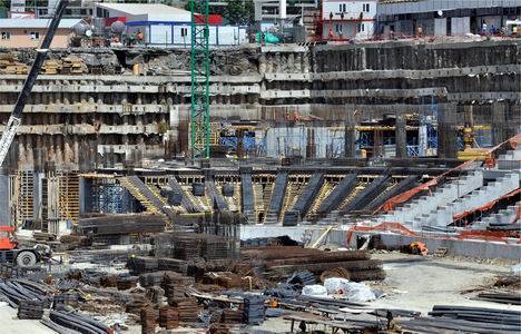 Vodafone Arena Stadı inşaatından son durum fotoğrafları!