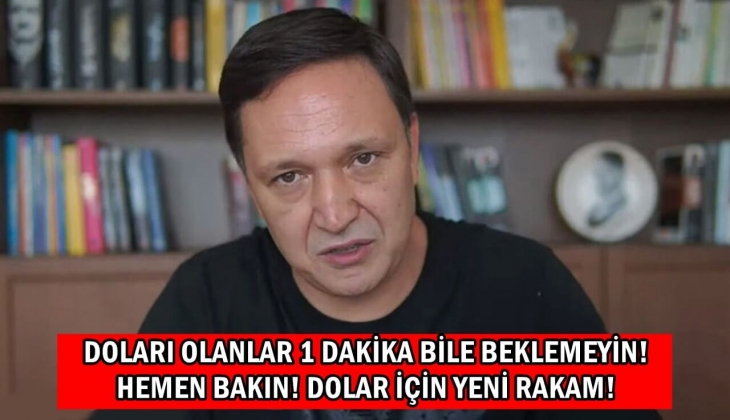 Dolarınız varsa 1 dakika bile beklemeyin hemen bakın! Doların geleceği seviyeyi gören küçük dilini yutacak