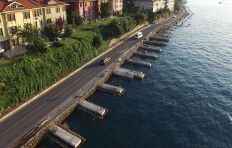 Çubuklu-Kanlıca arasına kazıklı yaya yolu yapılacak!