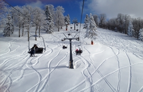 Kartepe'de kayak sezonu açıldı!