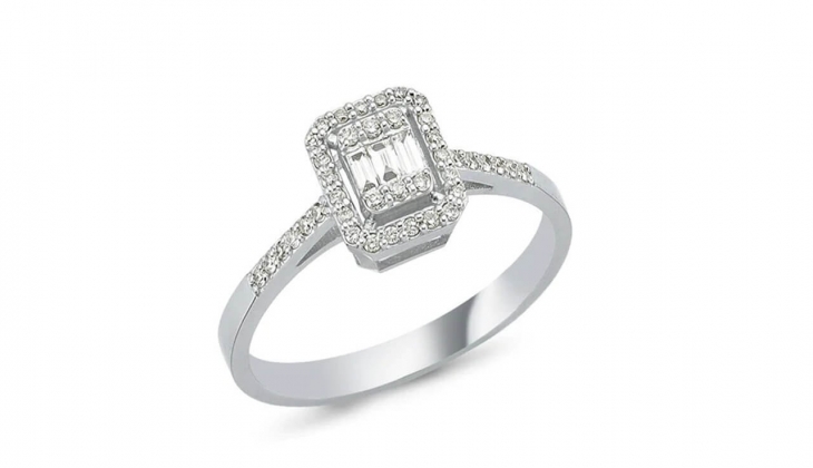 Altınçizgi de baget pırlanta yüzük 5,199 TL, baget pırlanta beştaş yüzük 6,199 TL! Altınçizgi 7 Şubat 2023 fiyat listesi