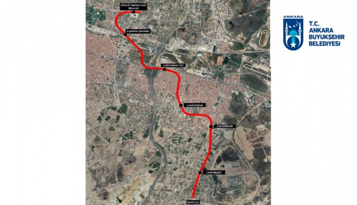 Ankara Büyükşehir, M2 Çayyolu-M3 Sincan bağlantı hattı için düğmeye bastı! Başkente 9.6 milyarlık raylı sistem müjdesi! 