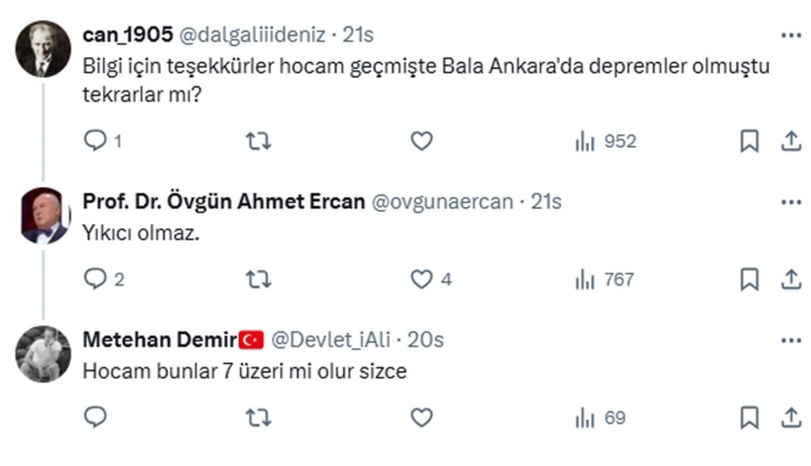 Prof. Dr. Övgün Ahmet Ercan, bölge bölge deprem olma sıklıklarını açıkladı: En kısa zaman Sakarya Çukuru ve Bingöl de!