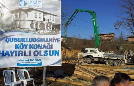 İzmit'te köy konağının temeli atıldı!