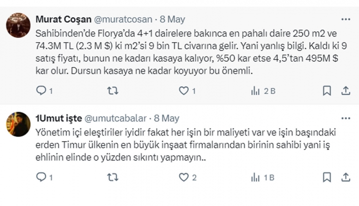 Süheyl Batum dan Florya projesi açıklaması: Daireleri metrekaresi 10 bin dolardan satsak 1 milyar 100 bin dolar eder!