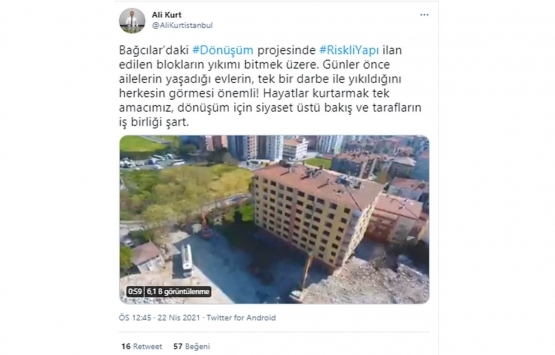 Bağcılar Kirazlı Mahallesi ndeki kentsel dönüşümde son durum!