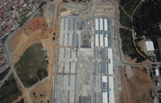 Sancaktepe deki salgın hastanesinin son hali böyle görüntülendi!