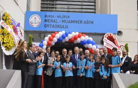 Bursa Meral-Muammer Ağım Ortaokulu hizmete açıldı!